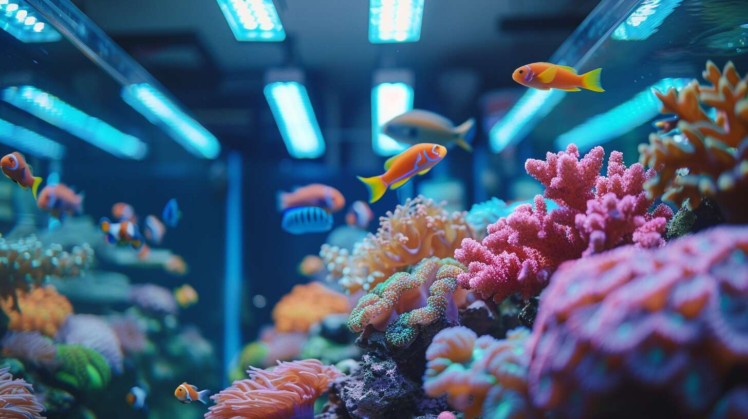 Aquariums d'eau salée