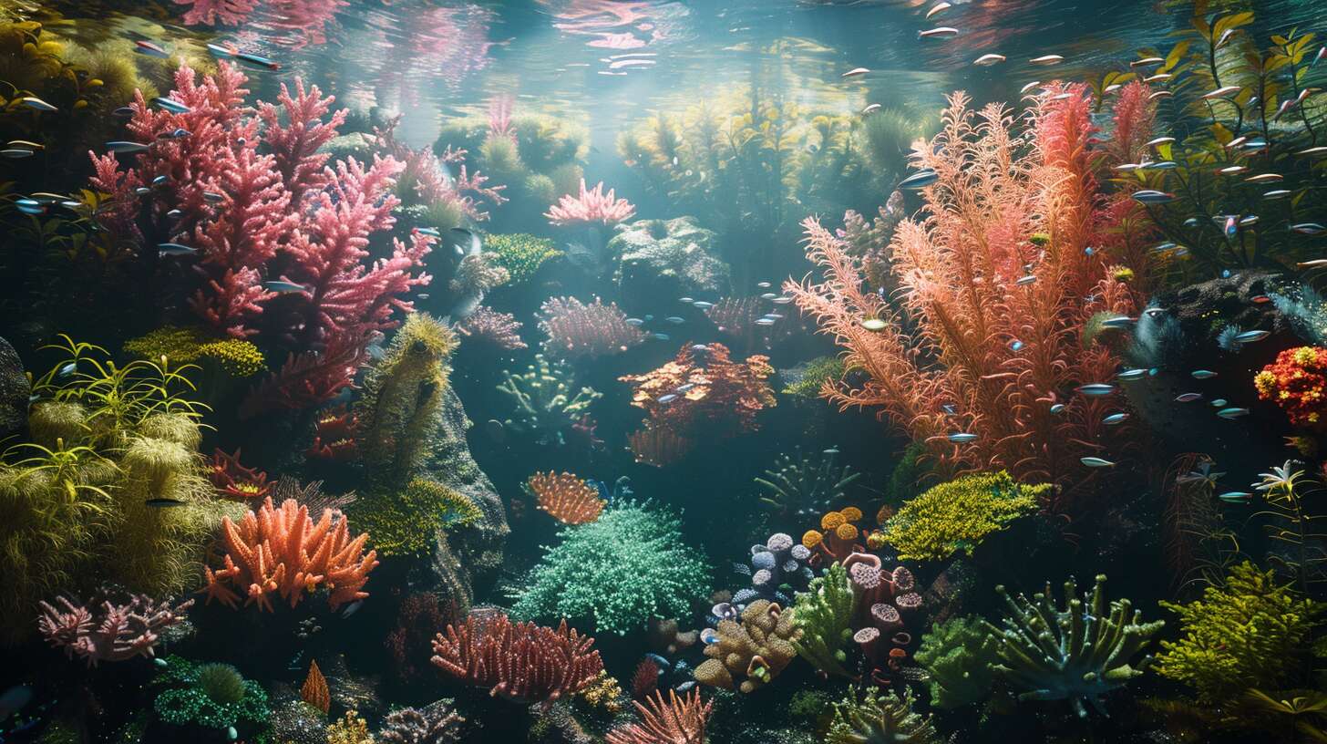 Principaux types d'algues rencontrés en aquarium