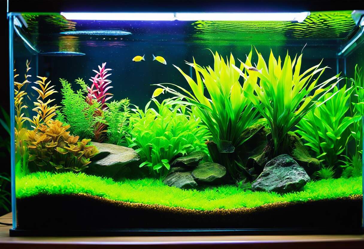 La puissance lumineuse et la température de couleur idéales pour un aquarium planté