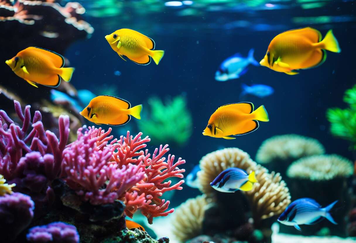 Optimiser l'éclairage pour des photos d'aquarium réussies