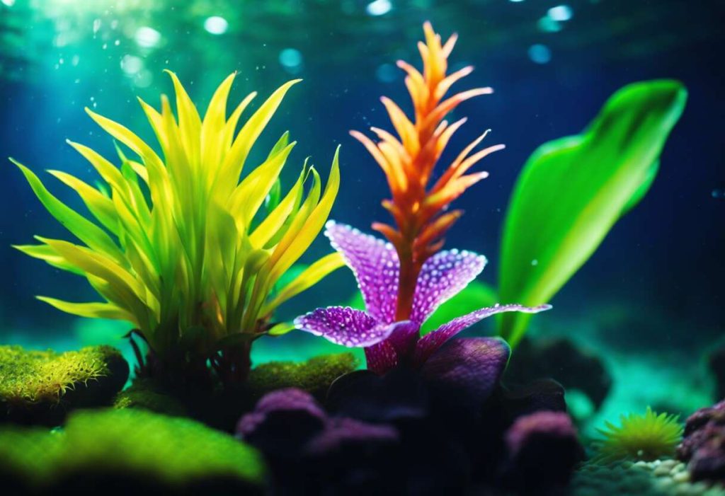 Comprendre l'influence du spectre lumineux sur les couleurs des plantes aquatiques